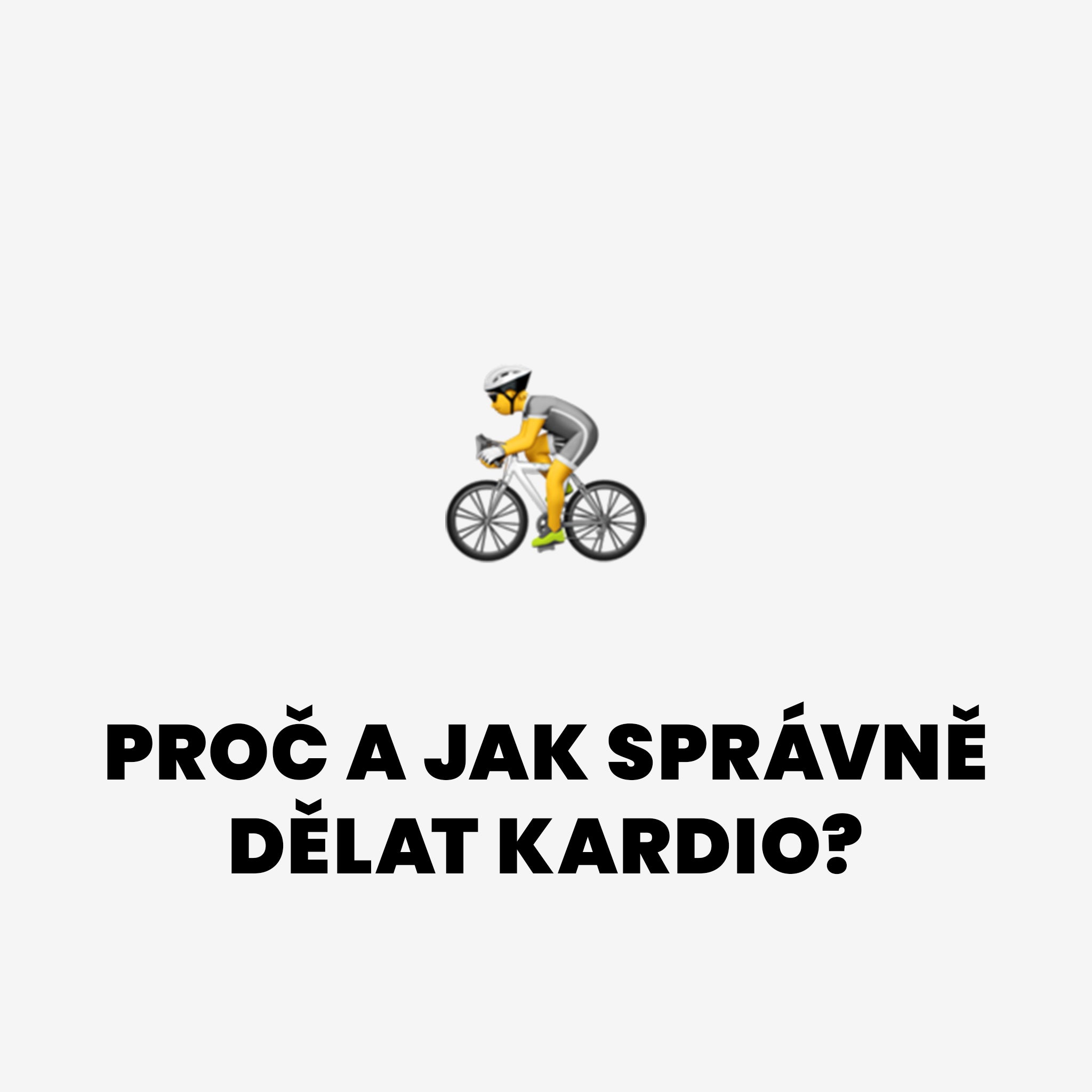 Kardio: Proč ho dělat a jak ho dělat správně?