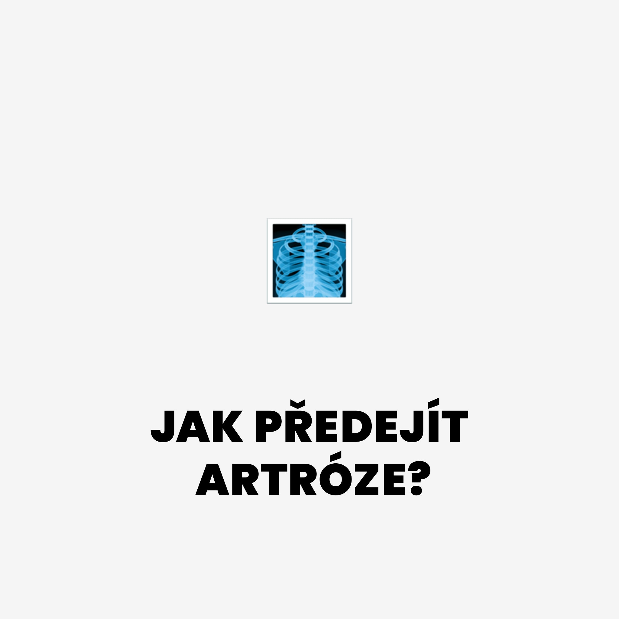Jak předejít artróze?
