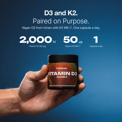 Complex Vitamin D3+K2 MK-7