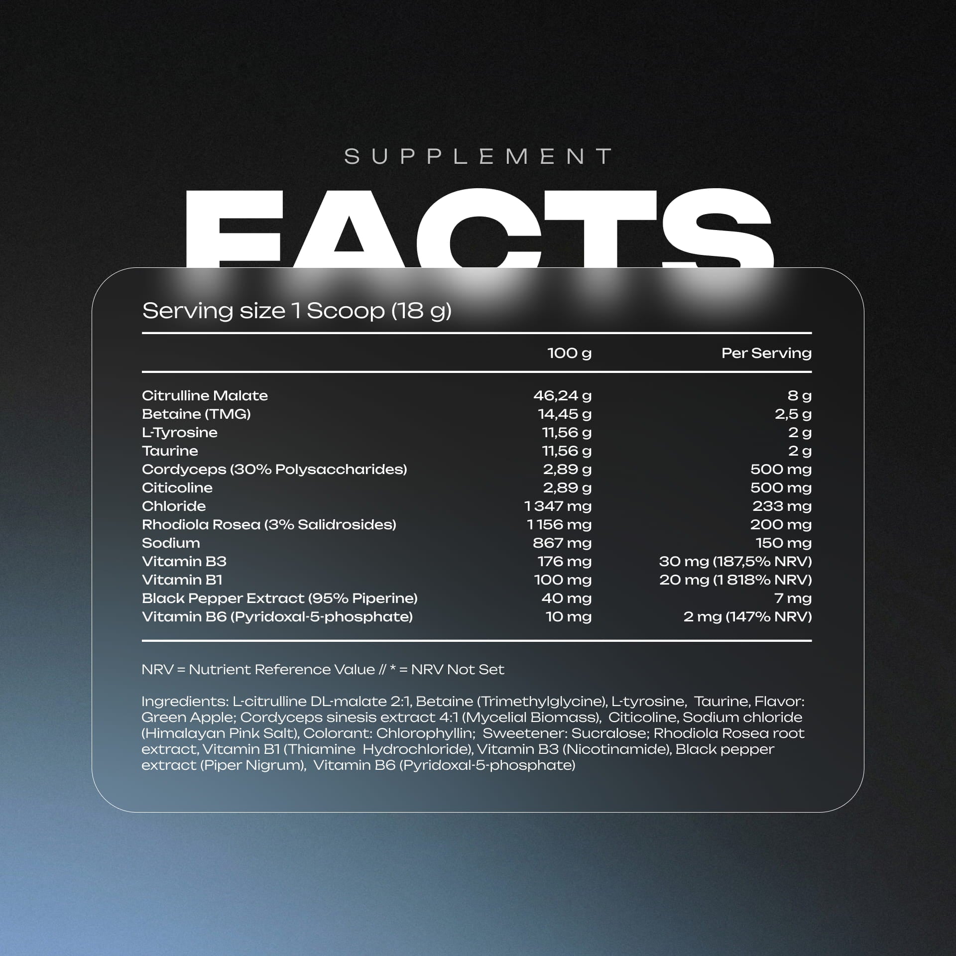 Pump Non-Stim Pre-workout