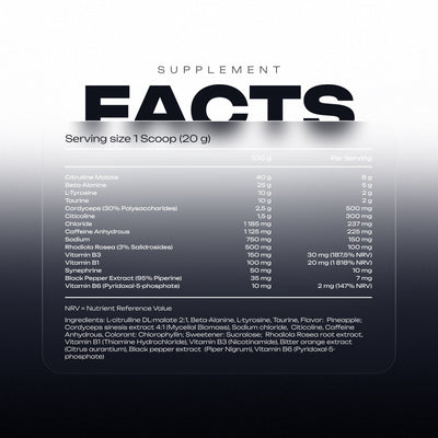 Complex Titan Pre-workout