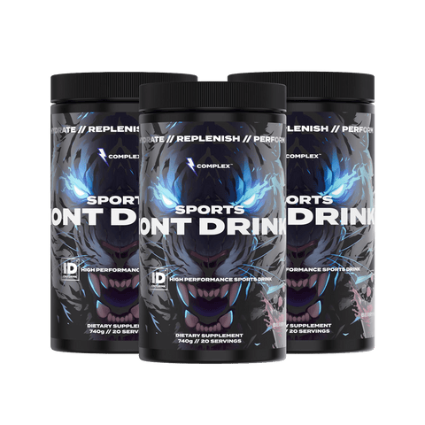 3x Complex Sports Iont Drink
