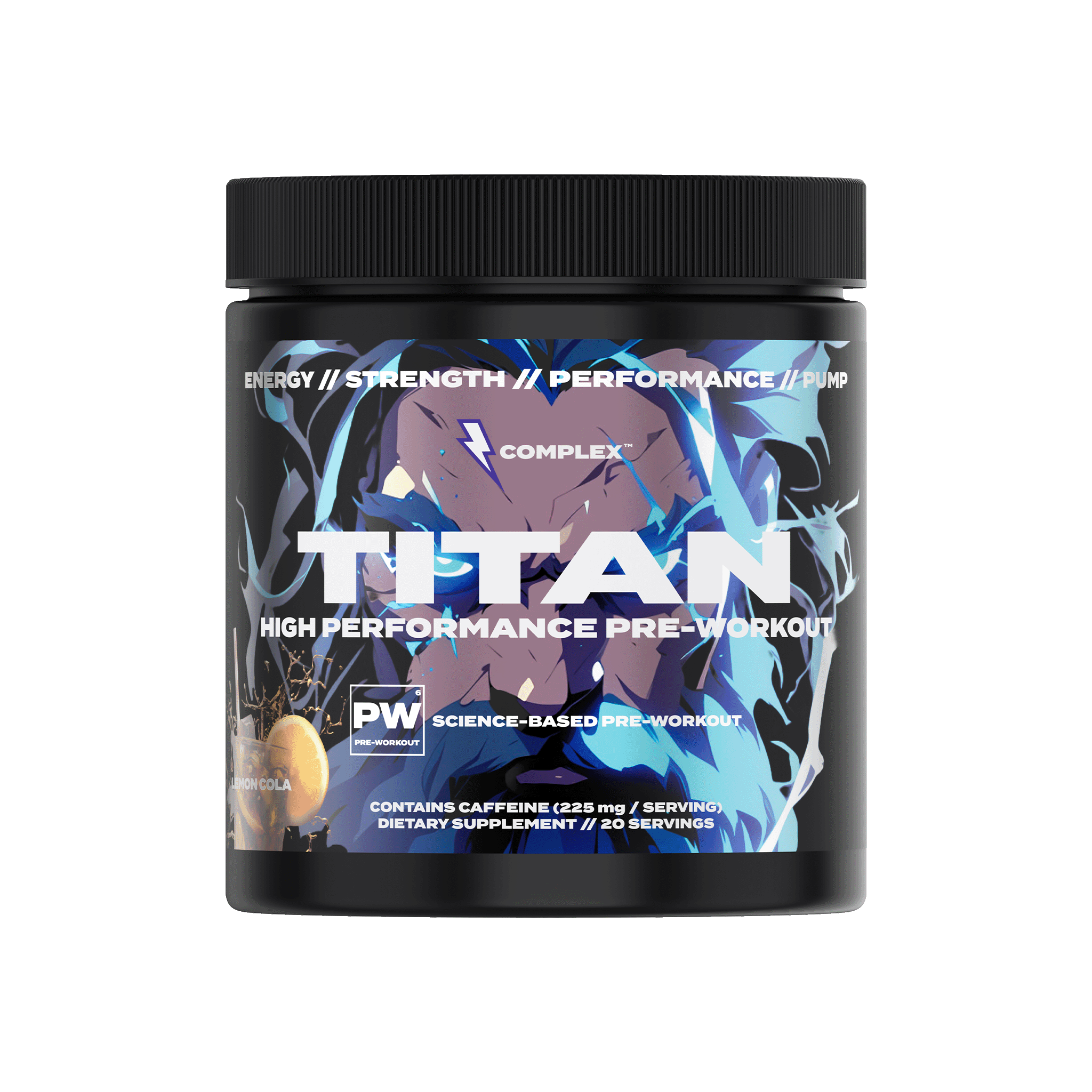 Complex Titan Pre-workout - Zitronenkolа