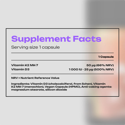 Complex Vitamin D3+K2 MK-7