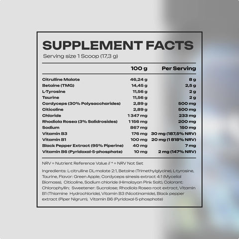 Complex Pump Non-Stim Pre-workout