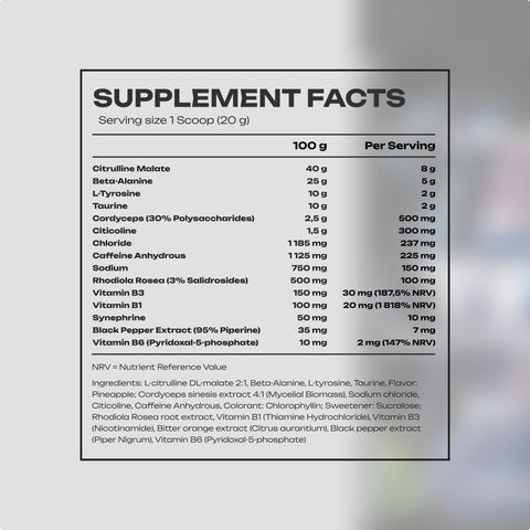 Complex Titan Pre-workout